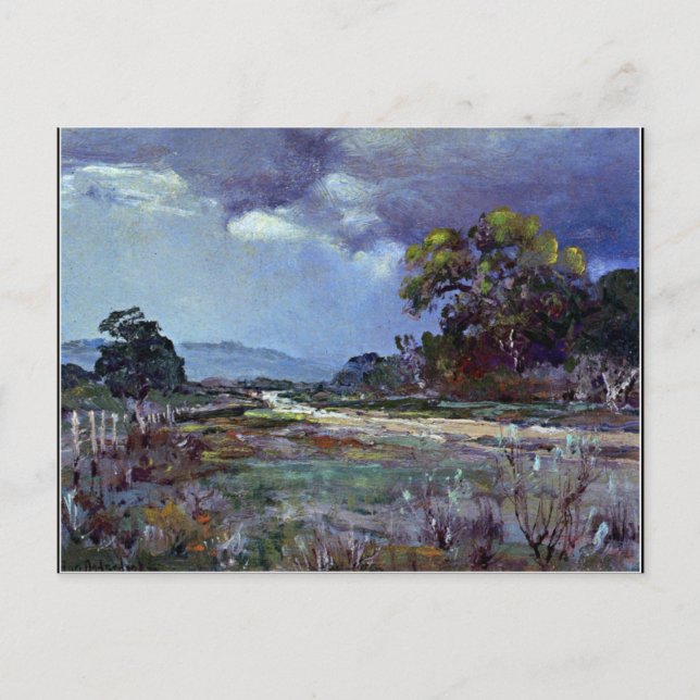 Carte Postale Onderdonk - Approches de la pluie, sud-ouest du Te (Devant)