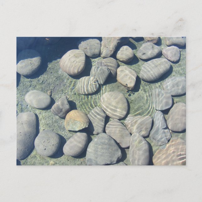 Carte Postale Ondes sur l'eau (Devant)