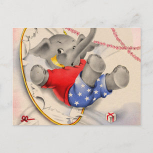 Carte Postale Oops des éléphants