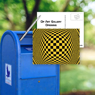 Carte Postale Op Art