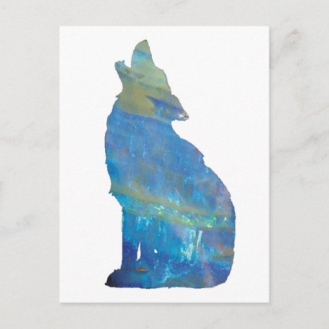 Carte postale Opal Wolf (Devant)