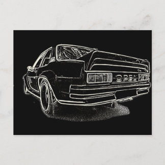 Carte Postale Opel Ascona i400