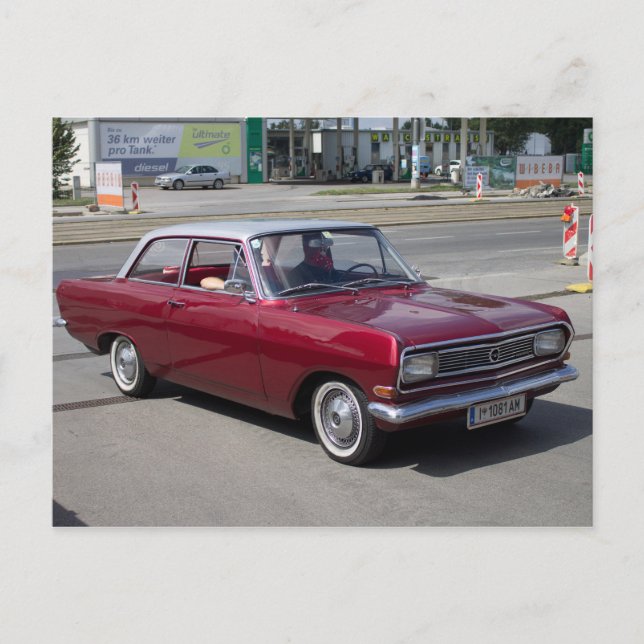 Carte Postale Opel Rekord 1900 (Devant)