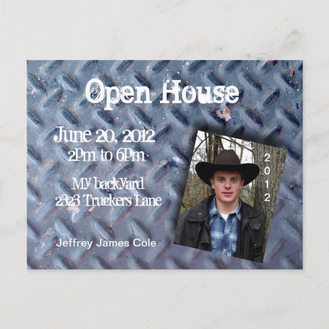 Carte postale Open House Trucker (Devant)