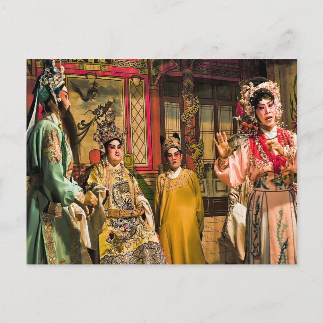 Carte Postale Opéra chinois (Devant)