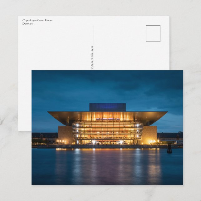 Carte Postale Opéra de Copenhague (Devant / Derrière)