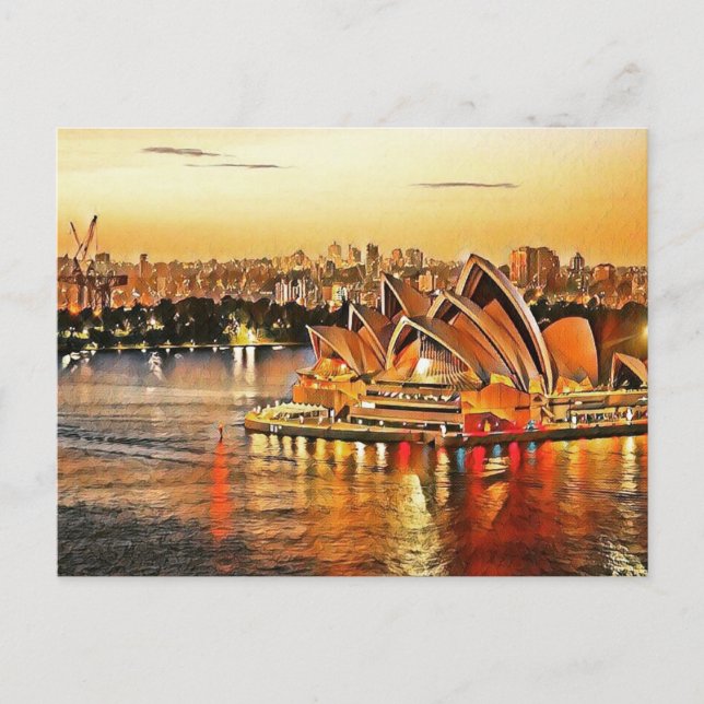 Carte Postale Opéra de Sydney, Australie (Devant)