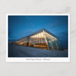 Carte Postale Opéra d'Oslo