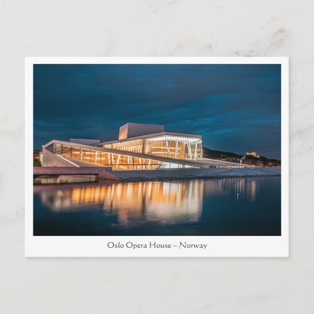 Carte Postale Opéra d'Oslo (Devant)