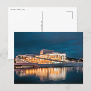 Carte Postale Opéra d'Oslo
