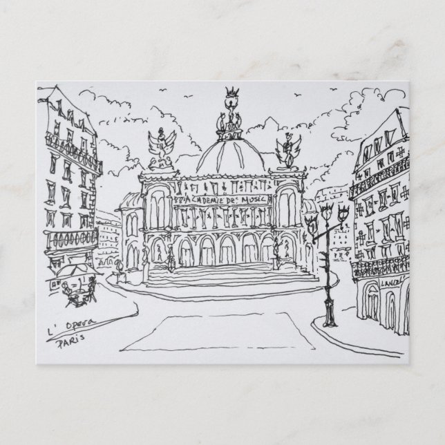 Carte Postale Opéra du Palais Garnier | Paris, France (Devant)