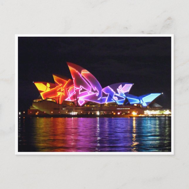 Carte Postale opéra électrique sydney (Devant)