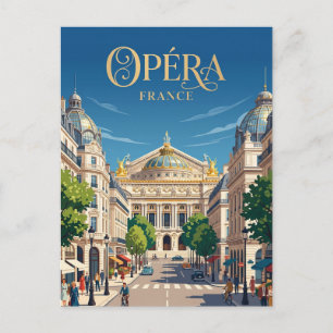 Carte Postale Opéra France