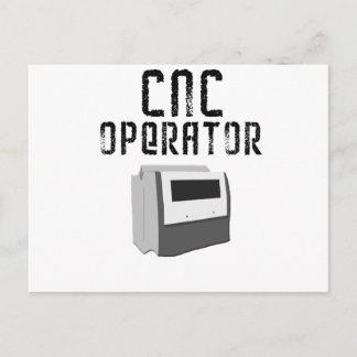 Carte Postale Opérateur CNC Machiniste