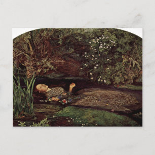 Carte Postale Ophelia By Millais, John Everett (Meilleure Qualit