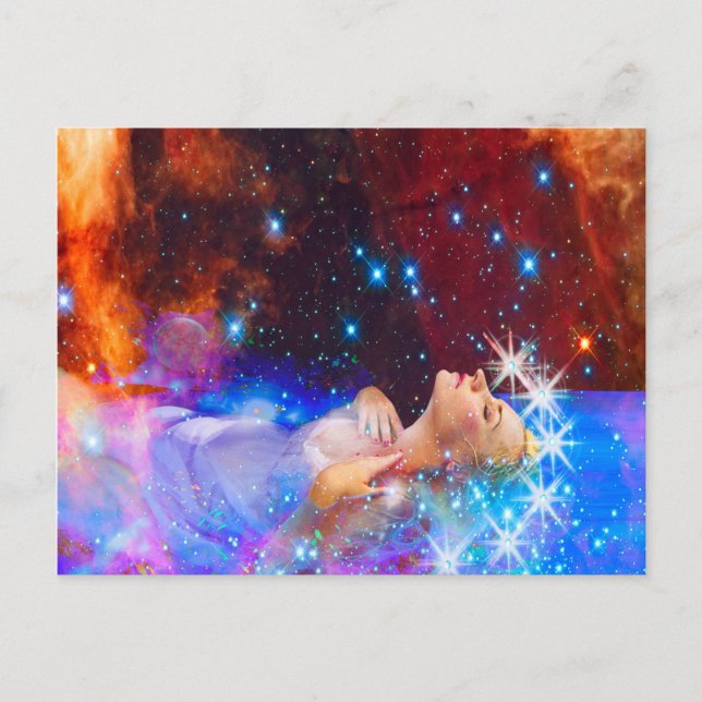 Carte Postale Ophélie de Shakespeare (Devant)