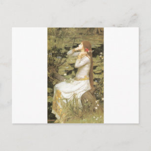 Carte Postale Ophélie - John William Waterhouse (1894)