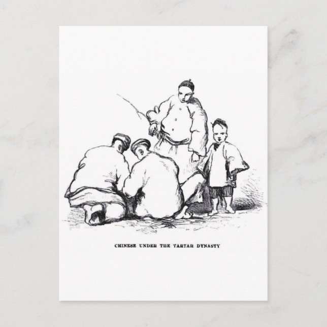 Carte Postale Opium fumant (Devant)