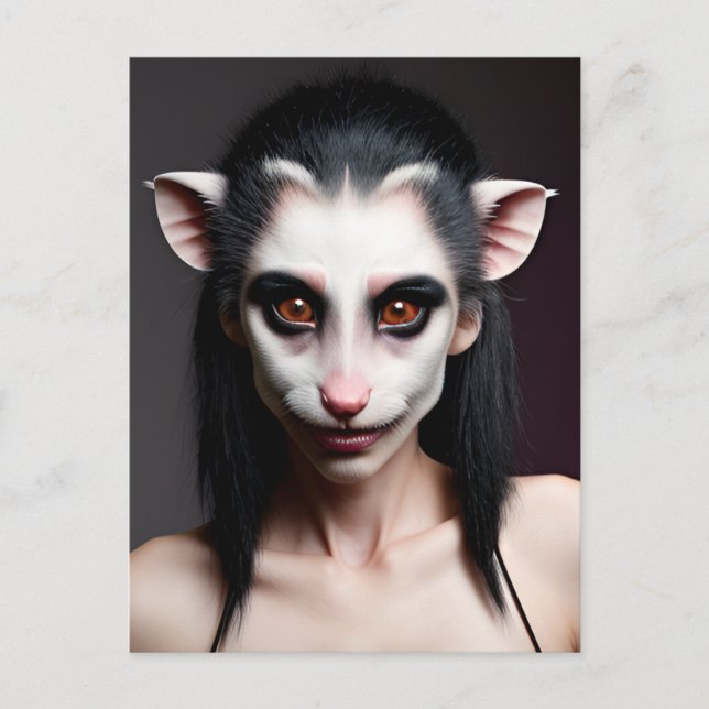 Carte Postale Opossum Girl (Devant)