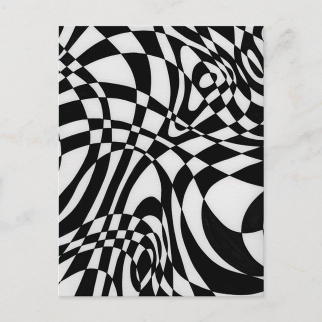 Carte Postale Optique #1 par Michael Moffa c1991 (Devant)