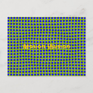 Carte postale optique Motion Illusion