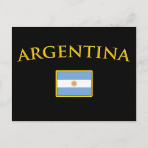 Carte Postale Or argentin
