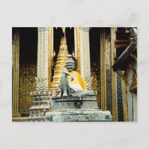 Carte Postale or bangkok