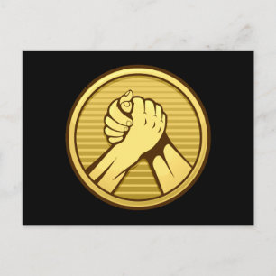 Carte Postale Or pauvre