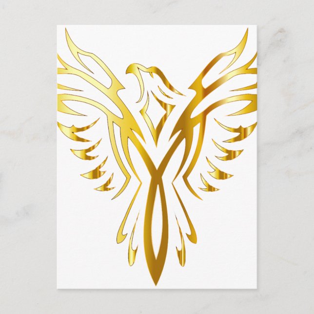 Carte Postale or phoenix (Devant)