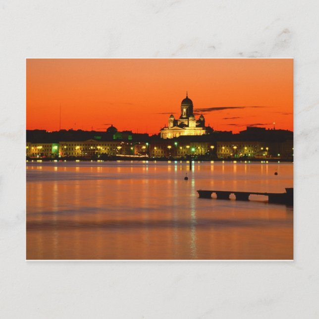 Carte Postale Orang wilight, Helsinki, Finlande (Devant)