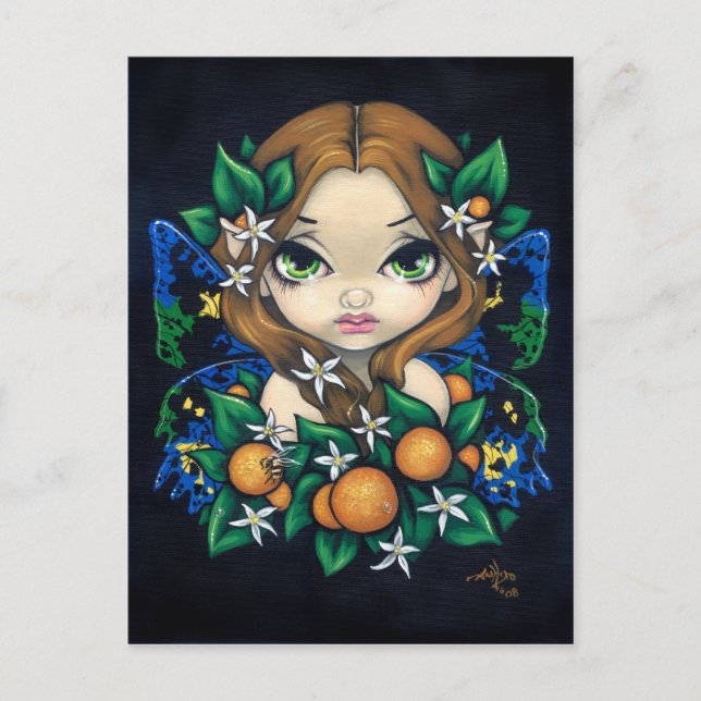 Carte postale "Orange Blossom Fairy" (Devant)