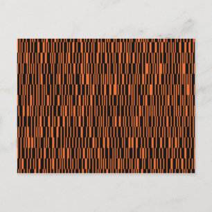 Carte Postale Orange, cool, tendance, art graphique géométrique