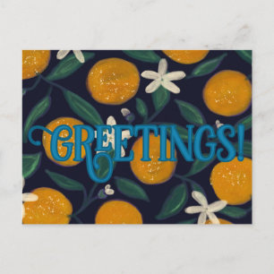 Carte Postale Orange êtes-vous ravi