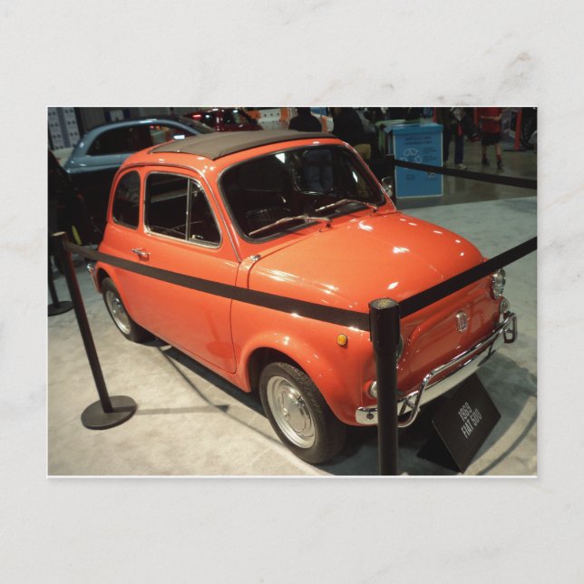 Carte Postale Orange Fiat (Devant)