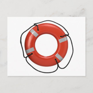 CARTE POSTALE ORANGE LIFE SAVER