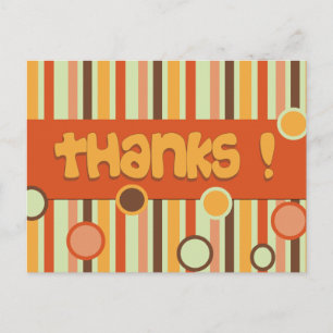 Carte Postale orange merci