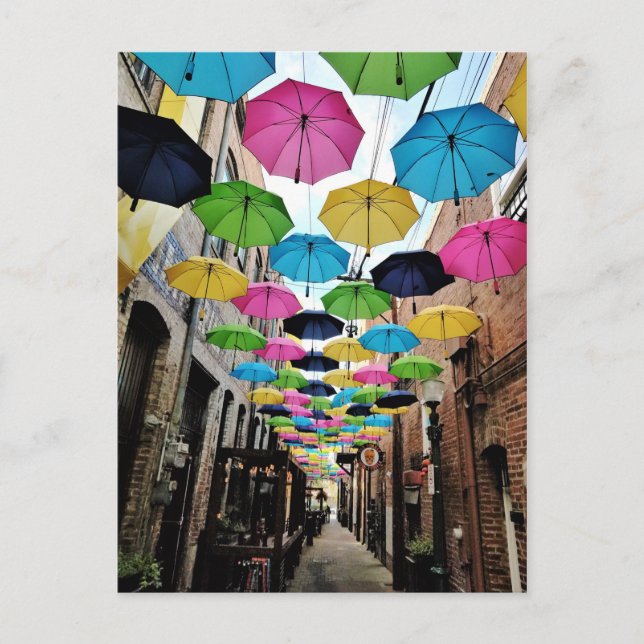 Carte Postale Orange Street Alley (Devant)