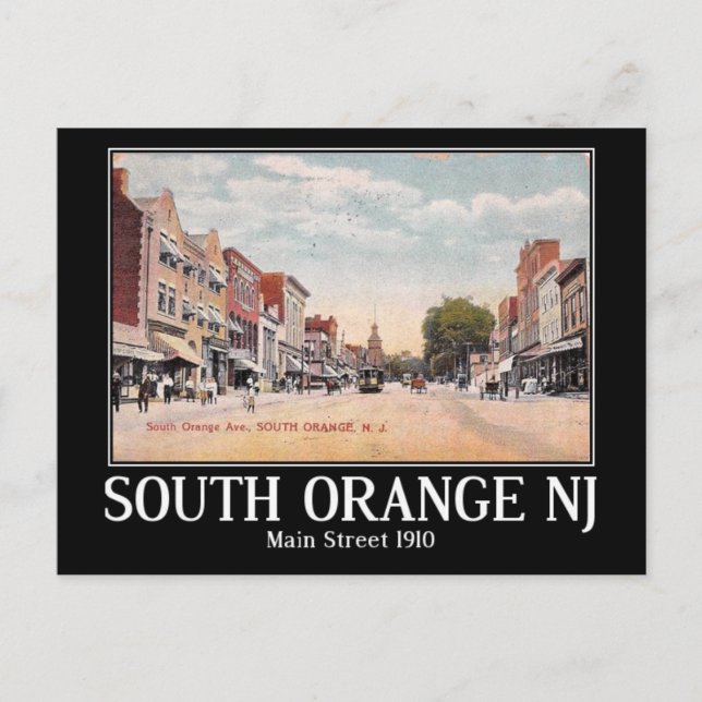 Carte Postale Orange Sud, New Jersey, Vintage (Devant)
