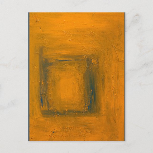 Carte postale "Orange to Blue and Back" (Devant)