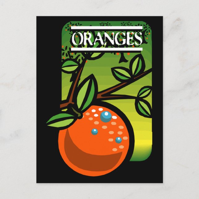 Carte Postale Oranges (Devant)