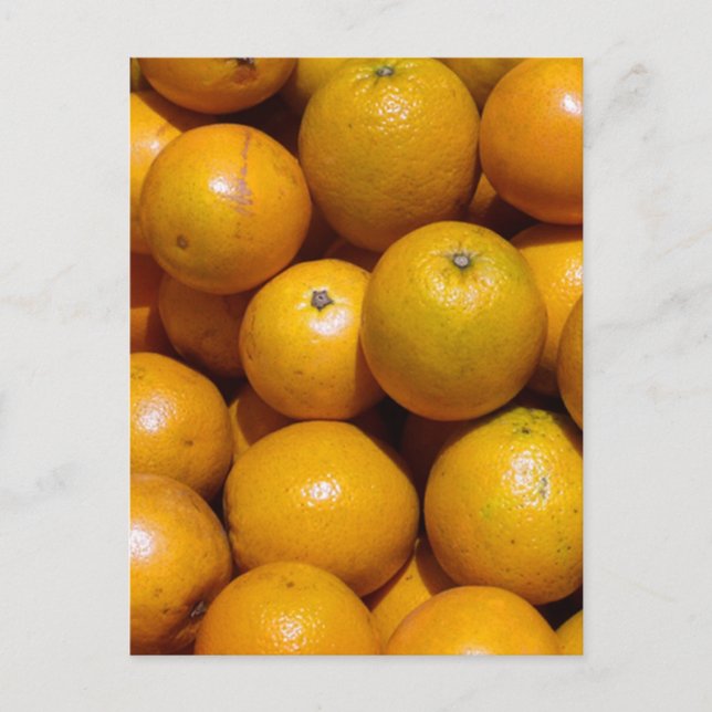 Carte Postale Oranges fruits Floride marché orange (Devant)
