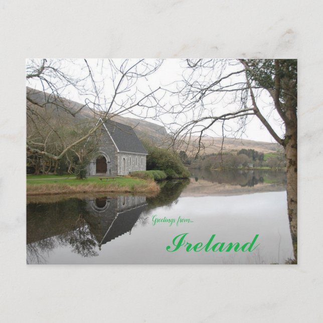 Carte Postale Oratoire St Finbarr à Gougane Barra Irlande (Devant)
