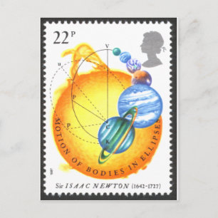 Carte Postale Orbites de Newton