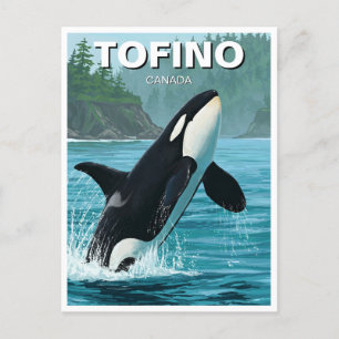 Carte Postale Orca à Tofino Canada Voyage