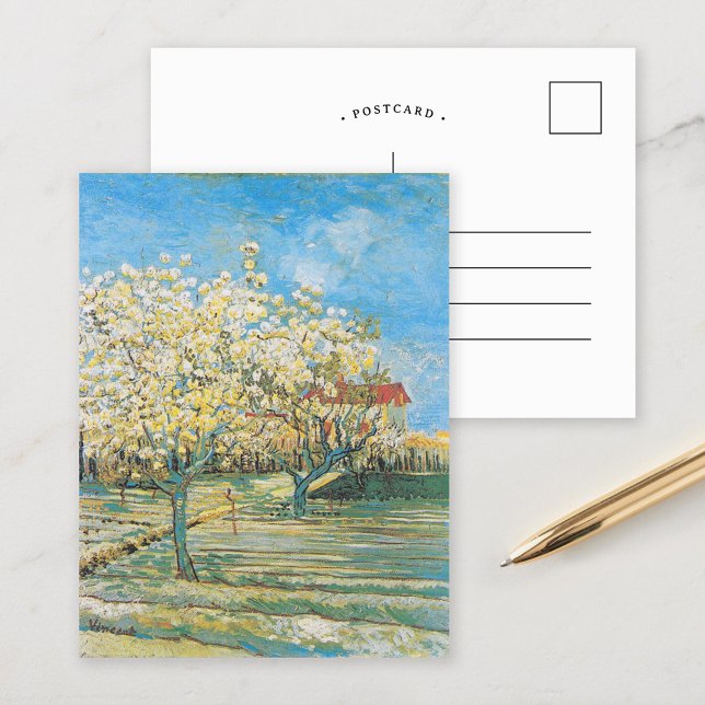 Carte Postale Orchard en fleurs | Vincent van Gogh (Créateur téléchargé)
