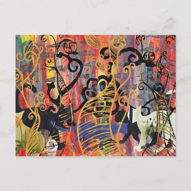 Carte postale Orchid Cats (Devant)