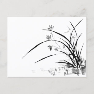 Carte Postale Orchidée Noble