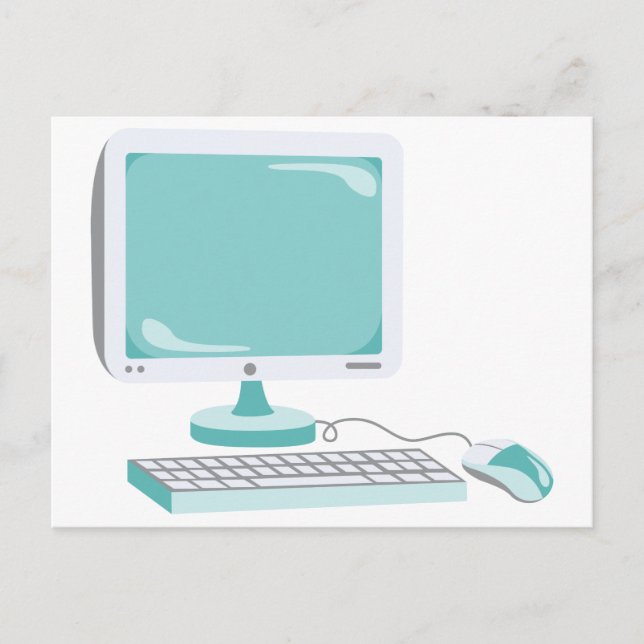Carte Postale Ordinateur (Devant)