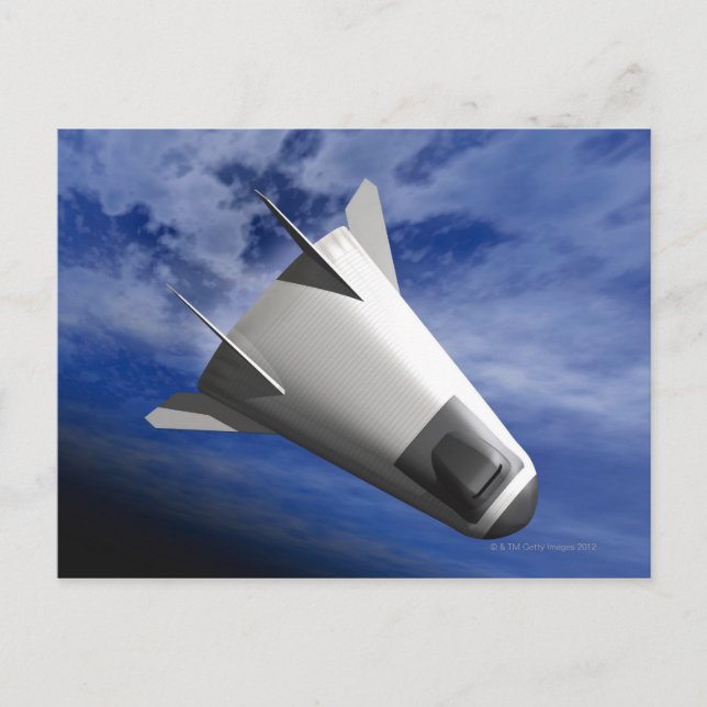 Carte Postale Ordinateur spatial imaginaire (Devant)