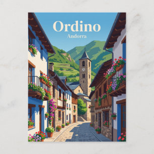 Carte Postale Ordino Andorre